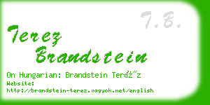 terez brandstein business card